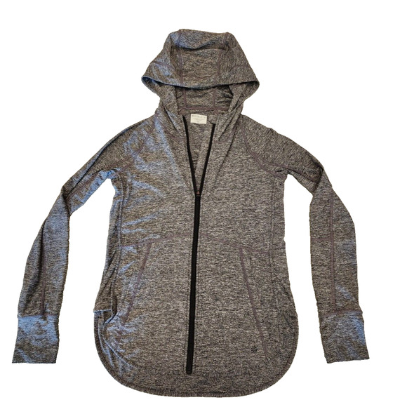Athleta Jackets & Blazers - Athleta Women's Full Zip Jacket Yoga Stretch XS Gray Athleisure